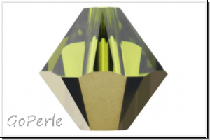 Swarovski Bicone 5328, 4mm, 228DOR - olivine, dorado, 25 Stk.